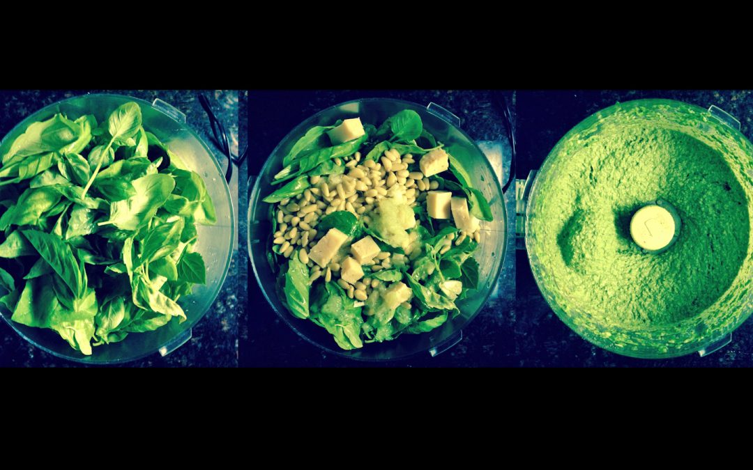 Making Pesto